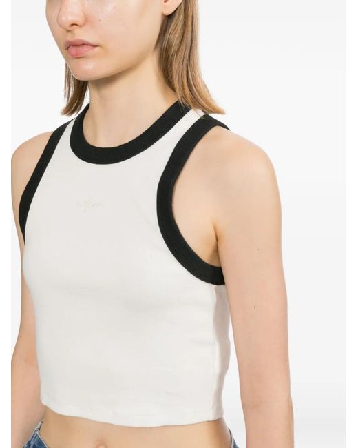 AAPE BY A BATHING AP Black Logo Tank Top