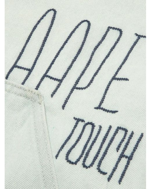 Aape By A Bathing Ape Gray Hooded Zip Jacket for men