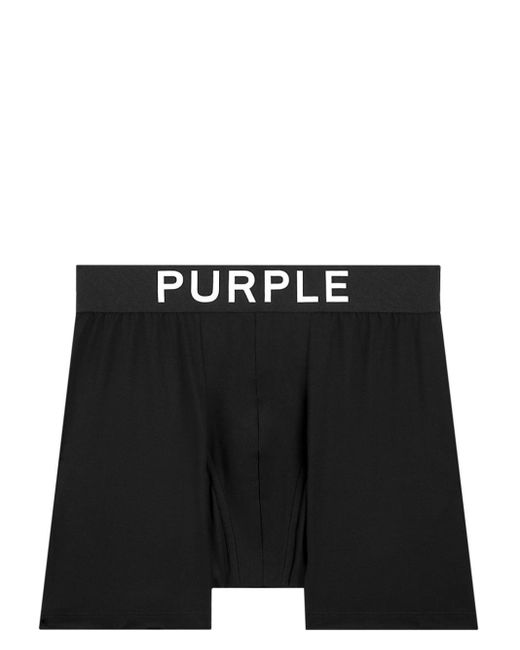 Lot de deux boxers à taille logo Purple Brand pour homme en coloris Black