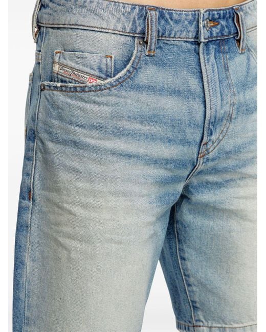 Pantalones vaqueros cortos Fin de talle medio DIESEL de hombre de color Blue