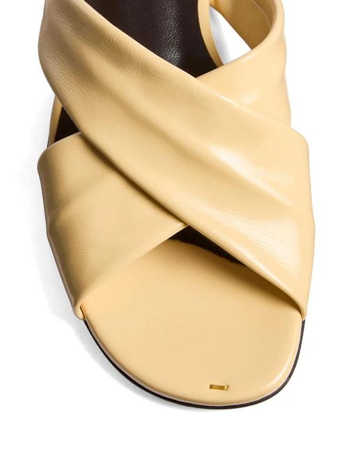 Khaite Metallic Liria Flat Sandals