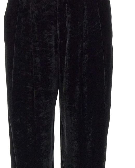Pantaloni Con Fibbia di Emporio Armani in Black da Uomo