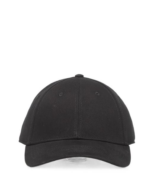 Palm Angels Black Logo-Embroidered Curved Logo Cap