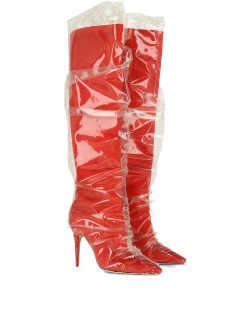Off-White c/o Virgil Abloh ハイブーツ Red