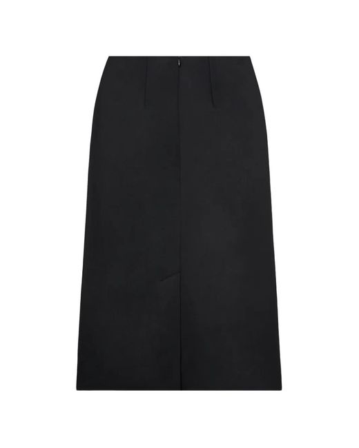 LaDoubleJ Black Jacquard Floral Skirt