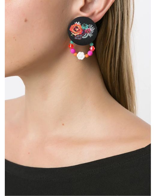 Amir Slama Multicolor 3 Pair Earring Set