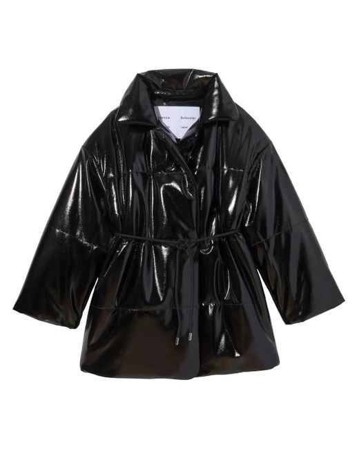 Proenza Schouler Black Oversized Puffer Coat