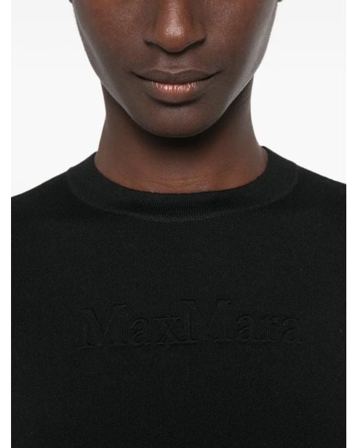 Max Mara Black Long-Sleeve Jumper