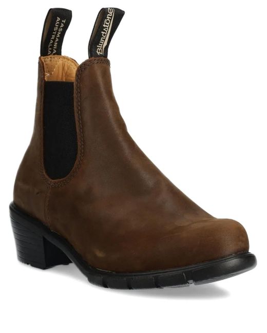 Stivali Chelsea Con Tacco Basso 30Mm di Blundstone in Brown