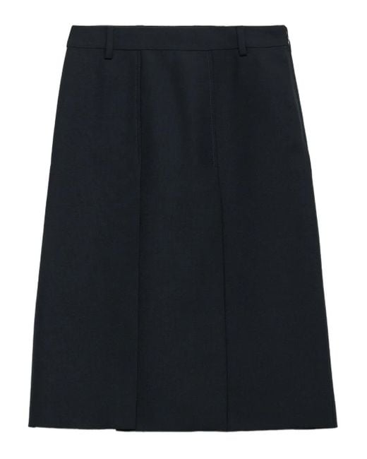 Gonna Midi di Prada in Black