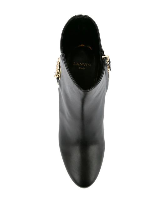 Bottines Lanvin en coloris Black