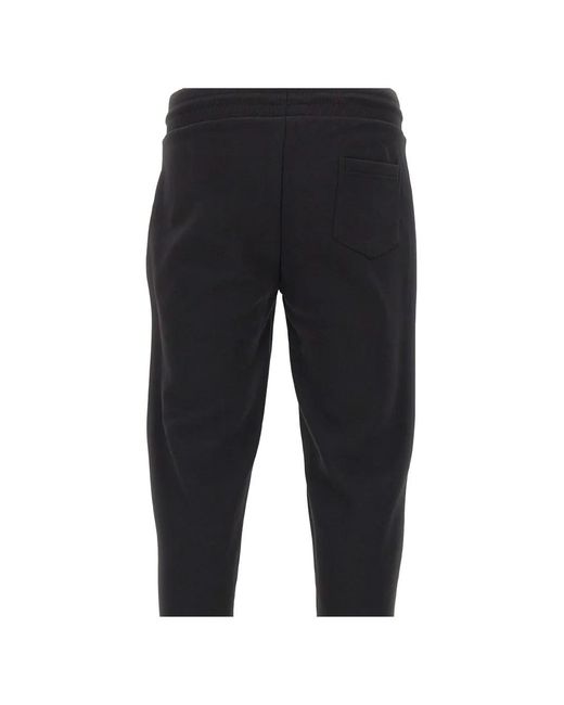 Colmar Black Logo-Patch Drawstring Track Pants for men