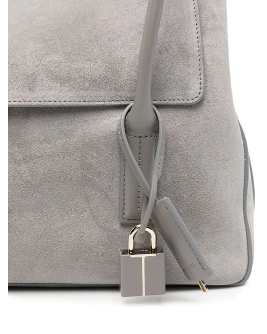 Tom Ford Gray Sac Cabas Eclipse En Daim