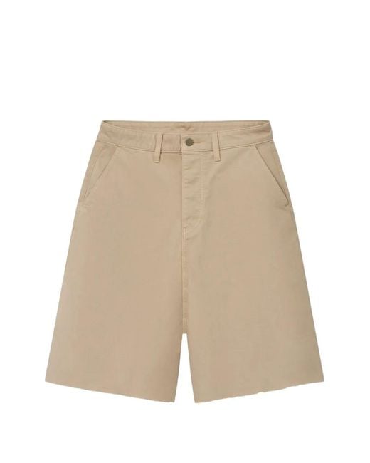 Fear Of God Natural Raw-Cut Five-Pocket Shorts for men