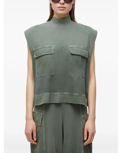 Osklen Green Utility Waistcoat