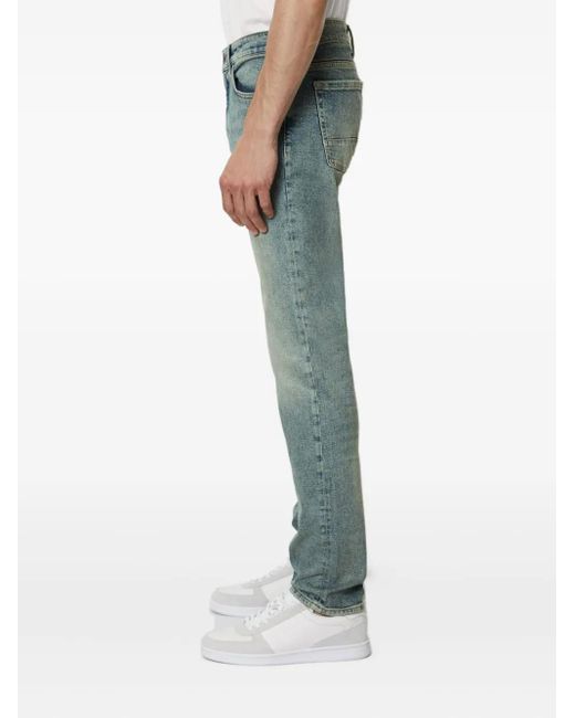 Marc O' Polo Blue Logo-Patch Jeans for men