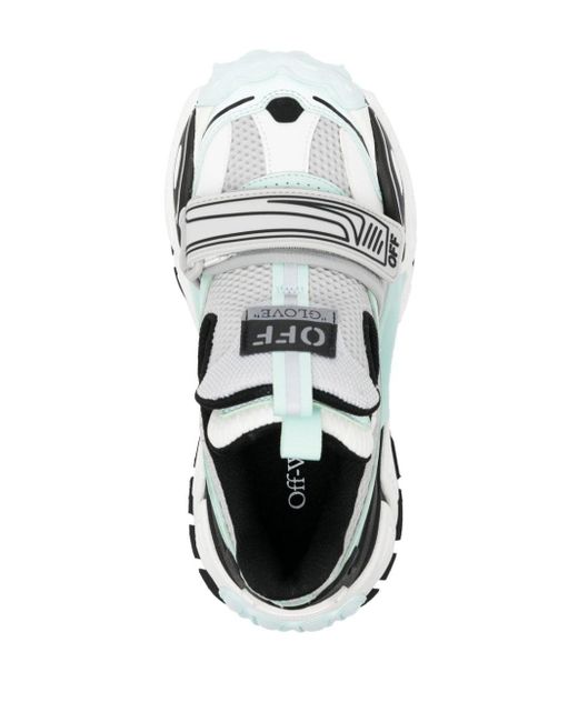 Sneakers Glove con inserti di Off-White c/o Virgil Abloh in White