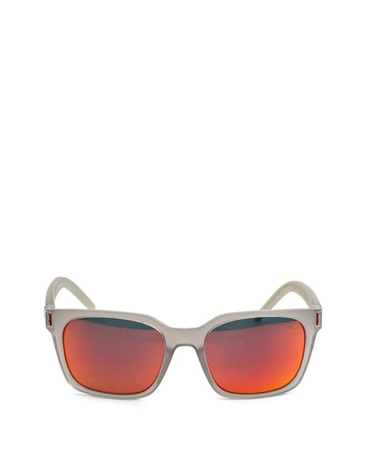 Tag Heuer Pink Rectangle-Frame Sunglasses