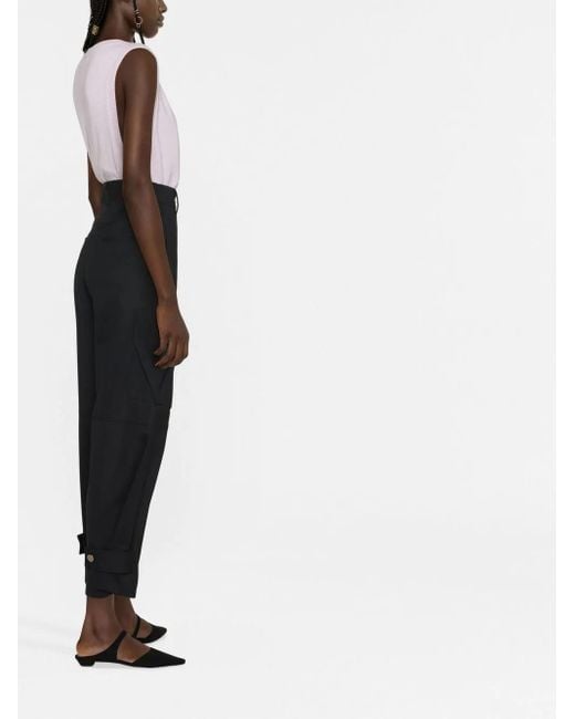 Blanca Vita Broek Met Toelopende Pijpen in het Black