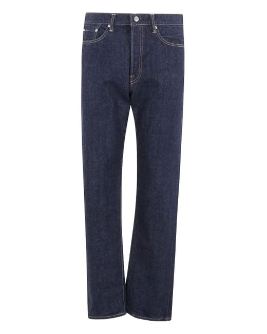 Edwin Blue Five-Pockets Bootcut Jeans for men