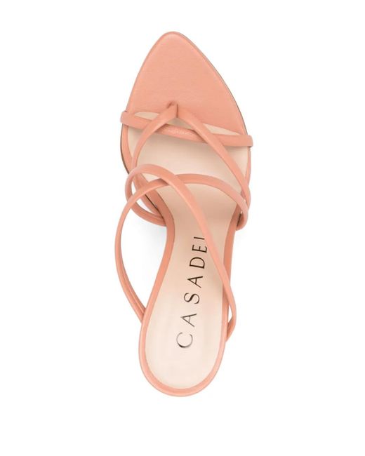 Casadei Pink Julia Lucrezia Sandals