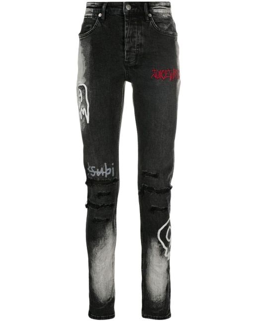 Ksubi Black X Juice Wrld Van Winkle 999 Heavens Jeans for men