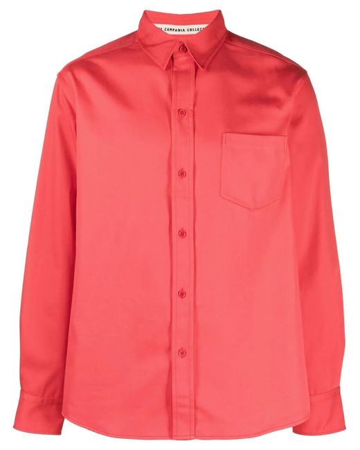 Meta Campania Collective Pink Pablo Cotton-Twill Shirt for men