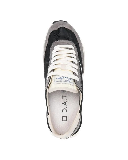 Date White Suede Sneakers for men