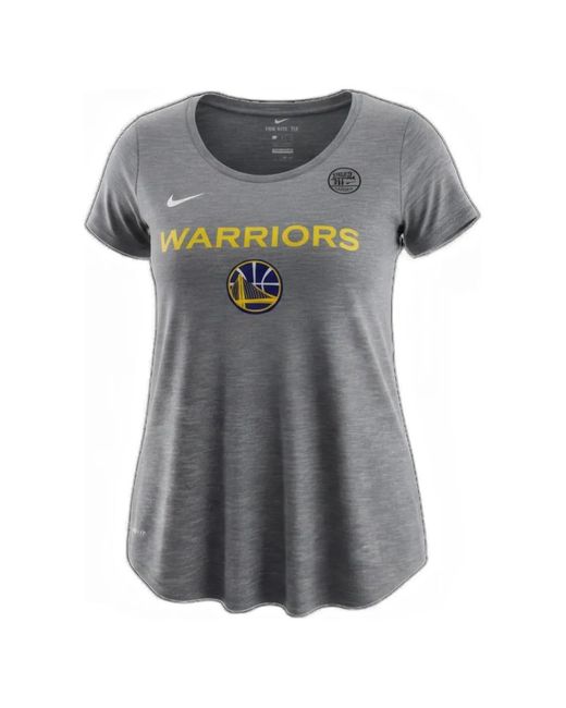 Nike Gray Golden State Warriors Scoop-Neck T-Shirt