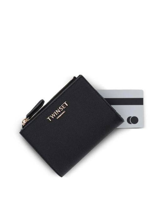 Twinset Black Zip Wallet