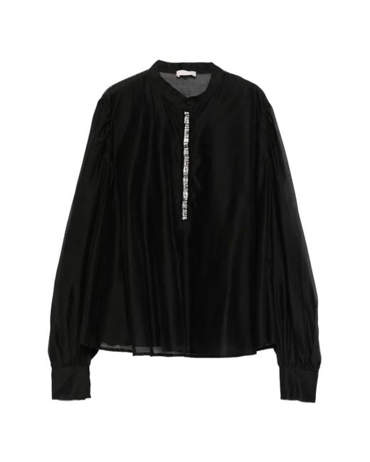 Liu Jo Black Embellished Blouse