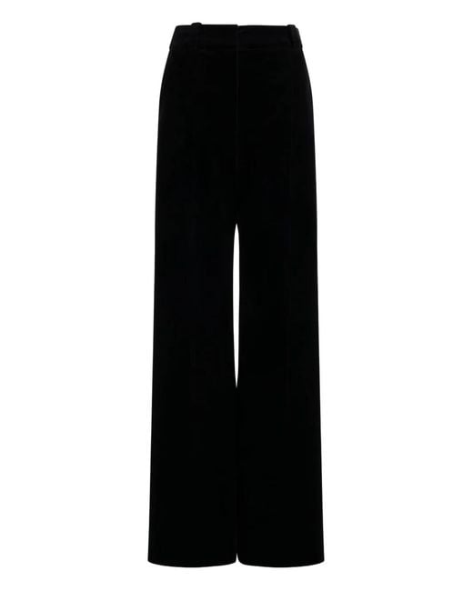 Patou Black Smocking Trousers