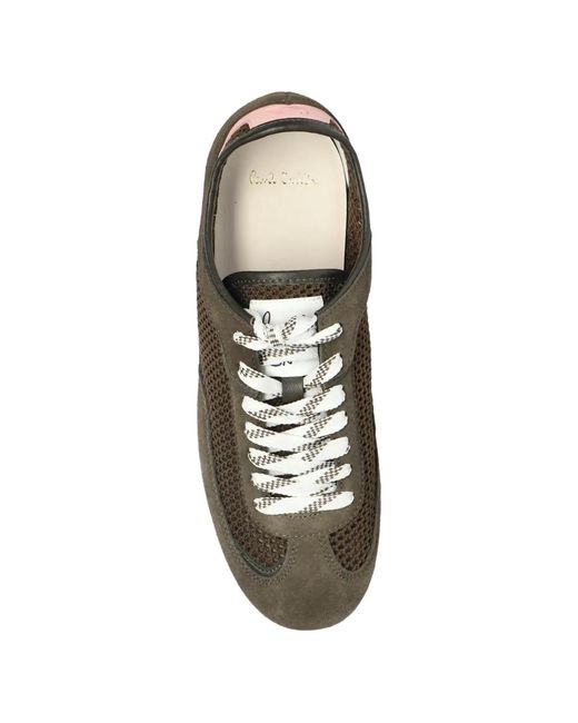 Paul Smith Black Samara Mesh Suede Sneakers