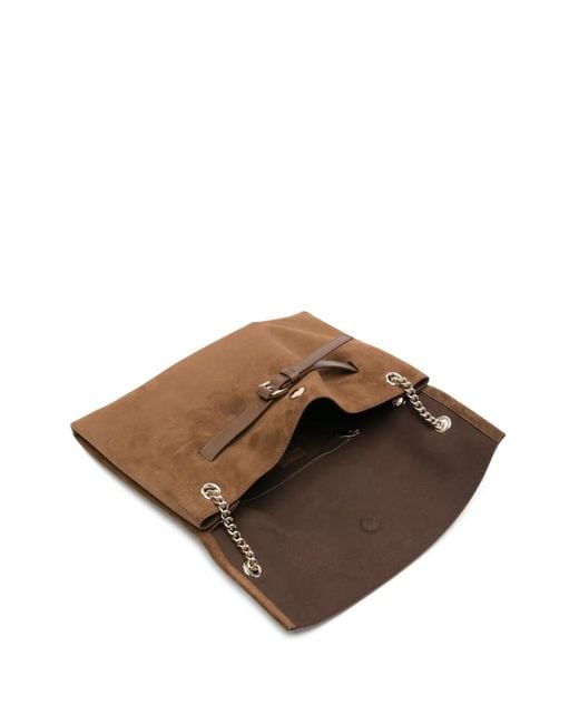 Orciani Brown Venus Shoulder Bag
