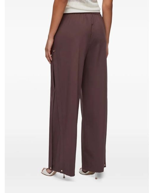 Liu Jo Purple Drawstring Trousers