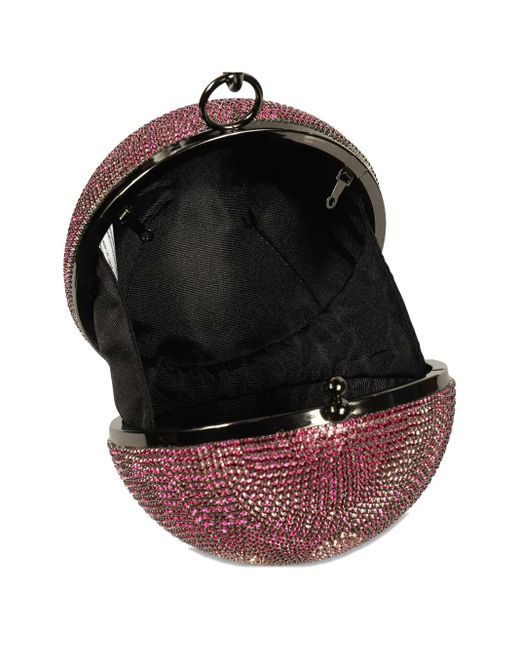 Barrow Purple Crystal-Embellished Sphere Tote Bag