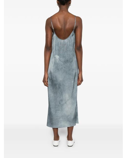 Uma Wang Blue Anaya Midi Dress