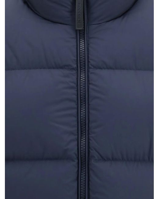 Woolrich Blue Cloud Padded Jacket for men