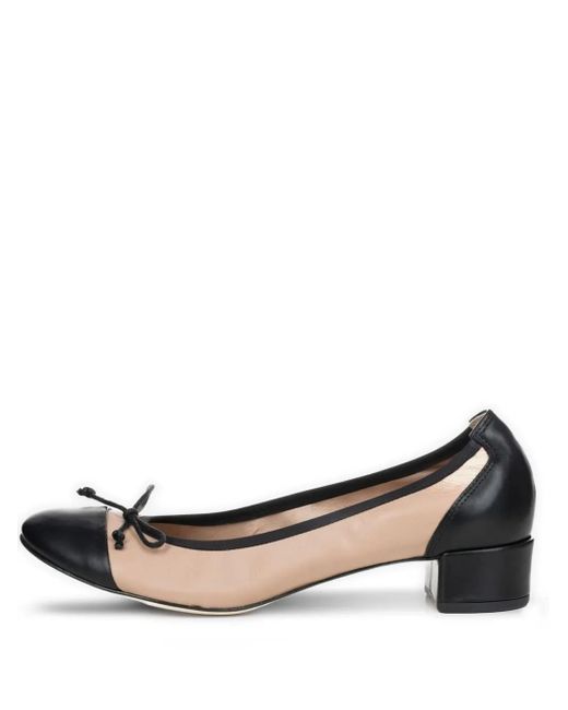 Poche Paris Leather Pumps Natural