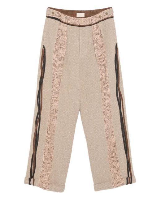 Commun's Natural Turn-Up Hemed Pants for men