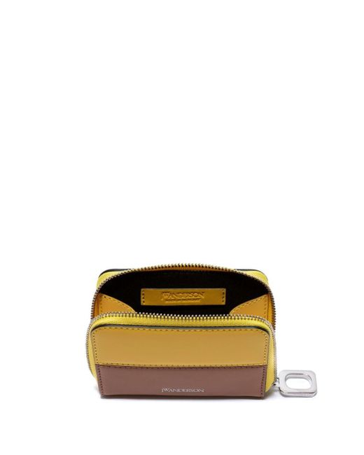 J.W. Anderson Yellow Leather Coin Wallet