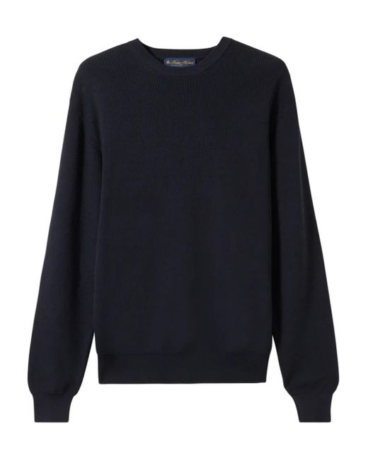 Brooks Brothers Blue Jersey Sweatshirt for men