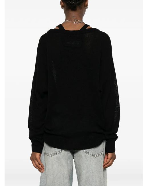 Balenciaga Black Pull Ample À Col V