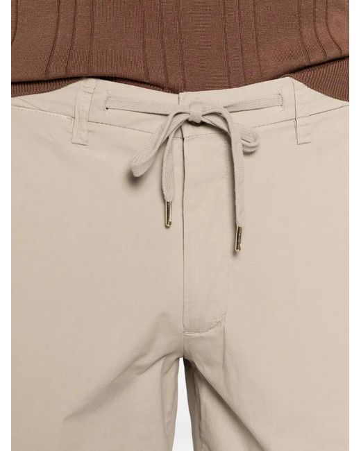 Briglia 1949 Natural Drawstring Tailored Shorts for men