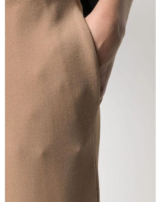 Stella McCartney Natural Cropped Track Pants