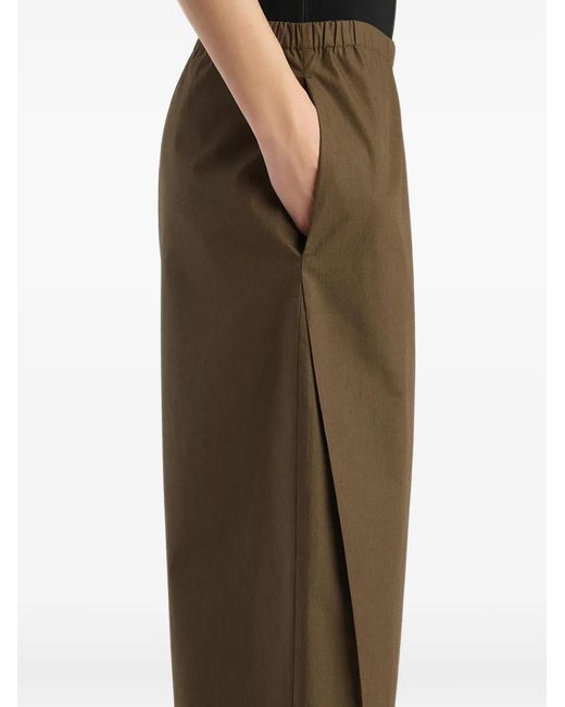 Khaite Green Roma Pants