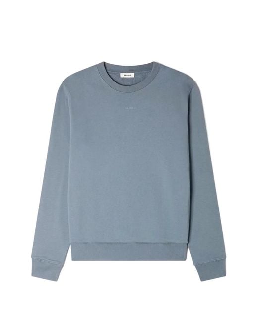 Sandro Gray Logo Sweatshirt for men