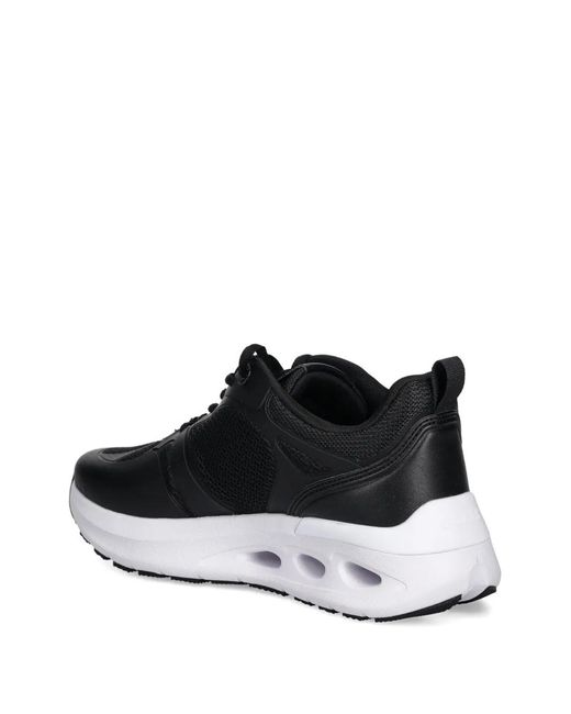 Guess Black Logo-Patch Sneakers