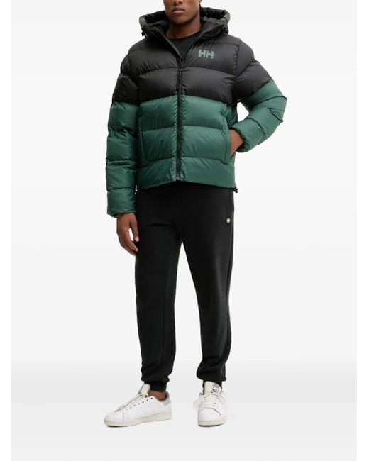 Helly Hansen Green Active Logo-Detail Padded Jacket for men