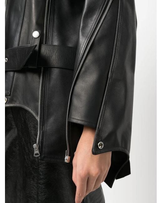 Junya Watanabe Leren Jack in het Black